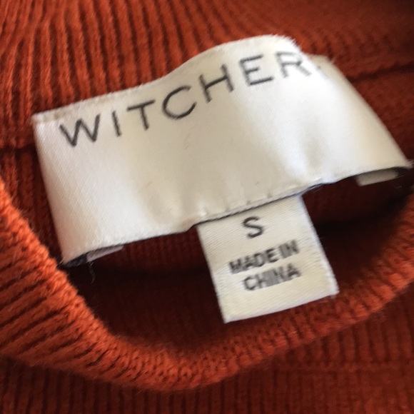 Witchery orange knit top. size S - Picture 4 of 4